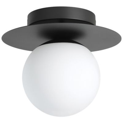 Eglo Arenales Flushmount Light - Color: Black - Size: 1 light - 205631A