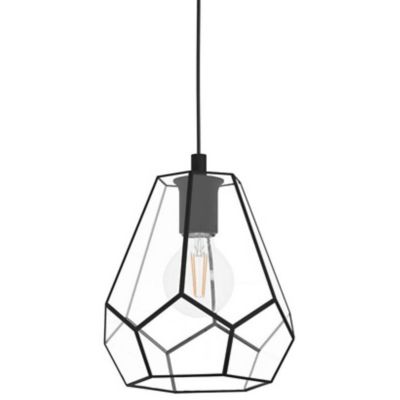 Eglo Mardyke Pendant Light - Color: Black - Size: 1 light - 43643A