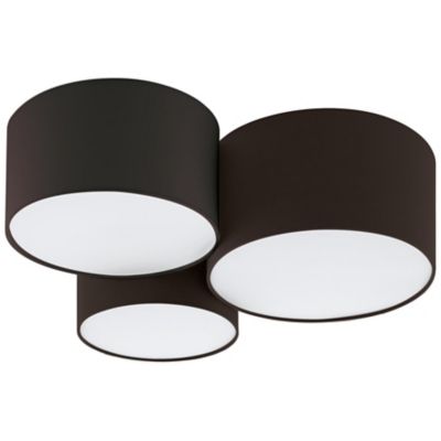 Eglo Pastore 2 Flushmount Light - Color: Black - Size: 3 light - 205186A