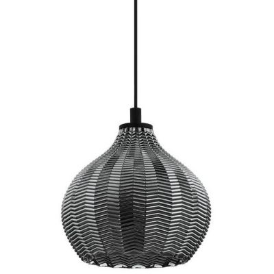 Eglo Tamallat Mini Pendant Light - Color: Black - Size: 1 light - 43576A