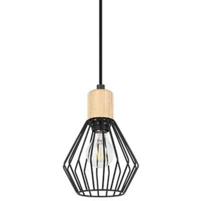 Eglo Palmorla Mini Pendant Light - Color: Black - Size: 1 light - 205587A