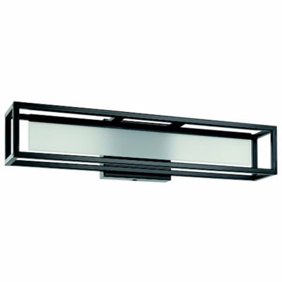 Eglo Gualajo LED Vanity Light - Color: Black - Size: 1 light - 205622A