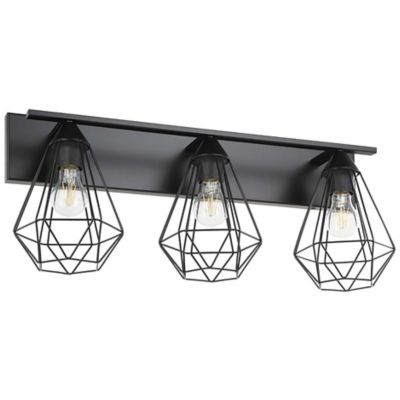 Eglo Tarbes Vanity Light - Color: Black - Size: 3 light - 205621A