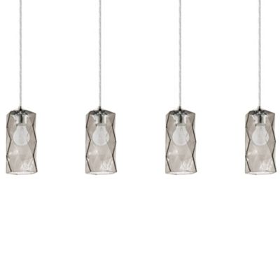 Eglo Estevau Linear Chandelier Light - Color: Clear - Size: Large - 202404A