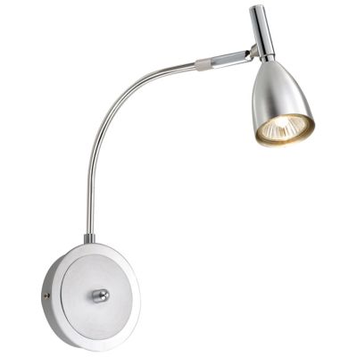 Eglo Halva 1 Reading Wall Sconce - Color: Silver - Size: 1 light - 88361A