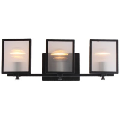 Eglo Henessy Vanity Light - Color: Black - Size: 3 light - 203729A