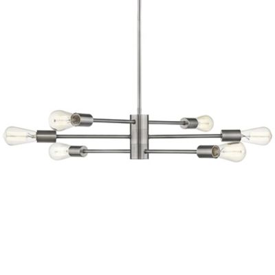 Eglo Willsboro Horrizontal Pendant Light - Color: Silver - Size: 6 light - 