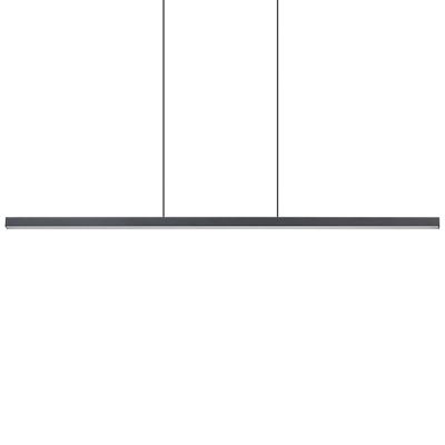 Eglo Amrisa LED Linear Chandelier Light - Color: Black - Size: Small - 2060