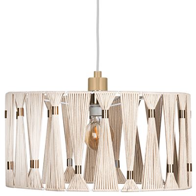 Eglo Macclenny Pendant Light - Color: Beige - Size: 1 light - 205817A