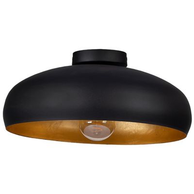 Eglo Mogano Flushmount Light - Color: Black - Size: 1 light - 206014A