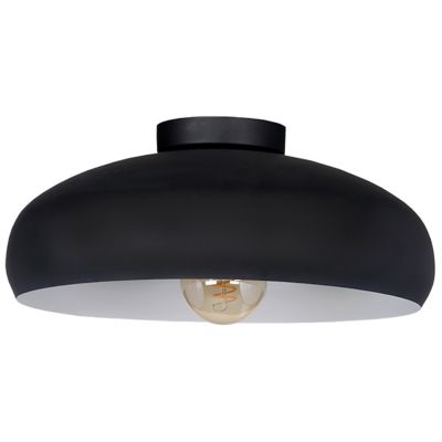 Eglo Mogano Flushmount Light - Color: Black - Size: 1 light - 206012A