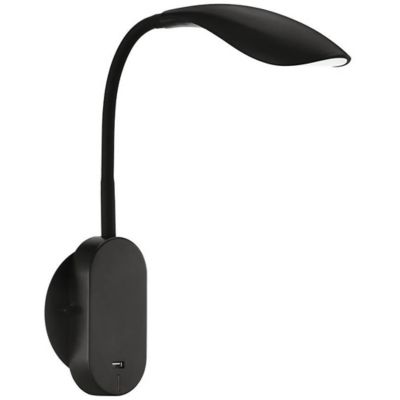 Eglo Dambera LED Wall Sconce - Color: Black - 203785A