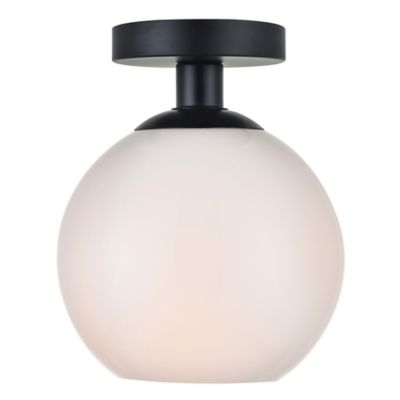 Huxe Basia Flushmount Light - Color: Matte - Size: Small