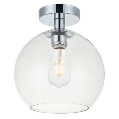 Huxe Basia Flushmount Light - Color: Polished - Size: Small