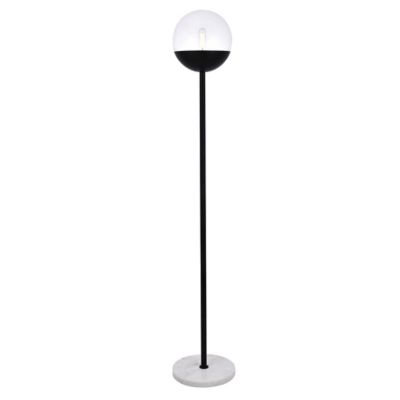 Huxe Elenore Floor Lamp - Color: Black - Size: 1 light