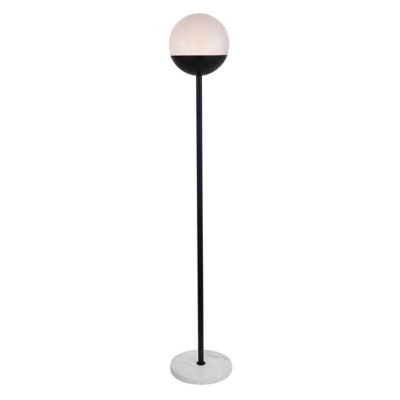 Huxe Elenore Floor Lamp - Color: Black - Size: 1 light