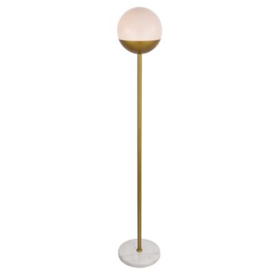 Huxe Elenore Floor Lamp - Color: Brass - Size: 1 light