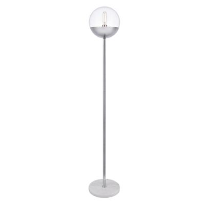 Huxe Elenore Floor Lamp - Color: Silver - Size: 1 light