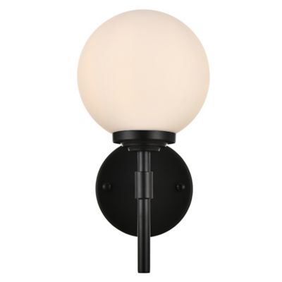 Huxe Anslo Bath Wall Sconce - Color: Black