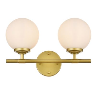 Huxe Anslo Vanity Light - Color: Brass - Size: 2 light