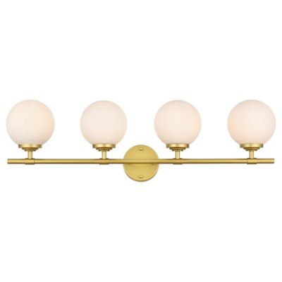 Huxe Anslo Vanity Light - Color: Brass - Size: 4 light