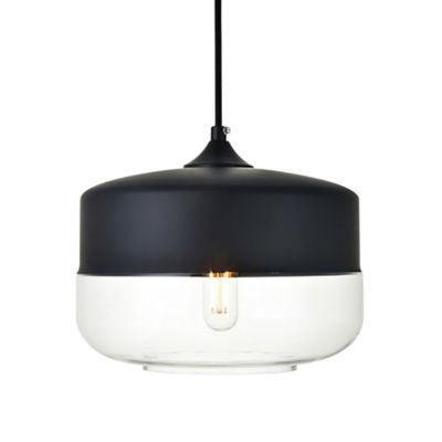 Huxe Ashell Pendant Light - Color: Clear - Size: Large