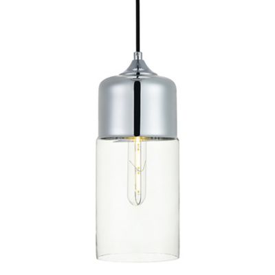 Huxe Ashell Pendant Light - Color: Clear - Size: Small