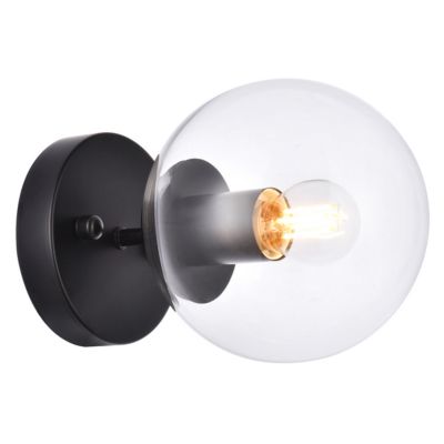 Huxe Milio Flushmount Light/Wall Sconce - Color: Clear