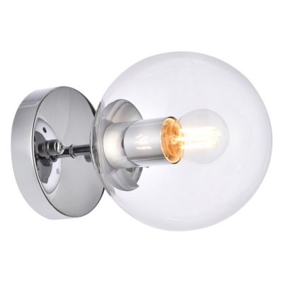 Huxe Milio Flushmount Light/Wall Sconce - Color: Clear