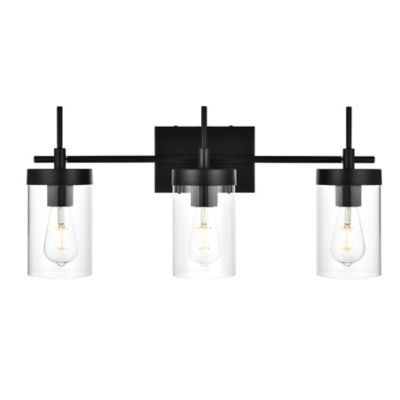 Huxe Bennia Vanity Light - Color: Black - Size: 3 light