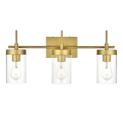 Huxe Bennia Vanity Light - Color: Brass - Size: 3 light