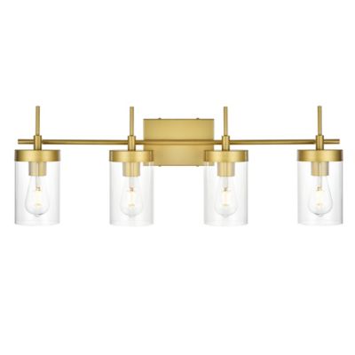 Huxe Bennia Vanity Light - Color: Brass - Size: 4 light