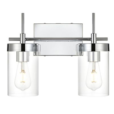 Huxe Bennia Vanity Light - Color: Silver - Size: 2 light