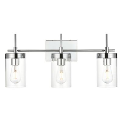 Huxe Bennia Vanity Light - Color: Silver - Size: 3 light