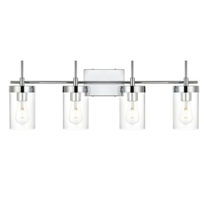 Huxe Bennia Vanity Light - Color: Silver - Size: 4 light