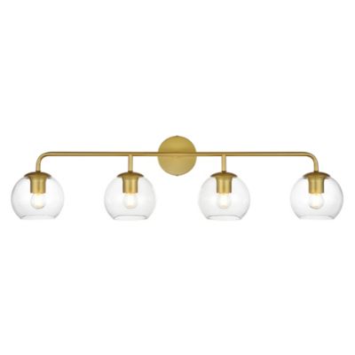 Huxe Genesio Vanity Light - Color: Brass - Size: 4 light