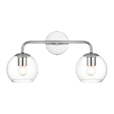 Huxe Genesio Vanity Light - Color: Silver - Size: 2 light