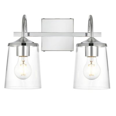 Huxe Avanie Vanity Light - Color: Silver - Size: 2 light