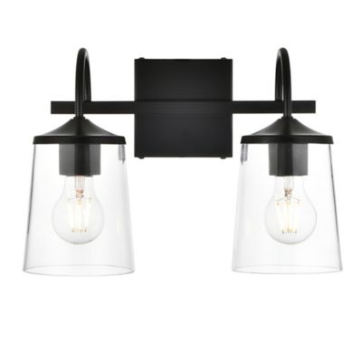 Huxe Avanie Vanity Light - Color: Black - Size: 2 light