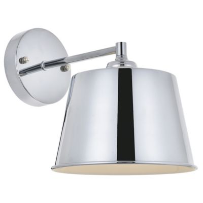 Huxe Noti Bath Wall Sconce - Color: Silver - Size: Medium