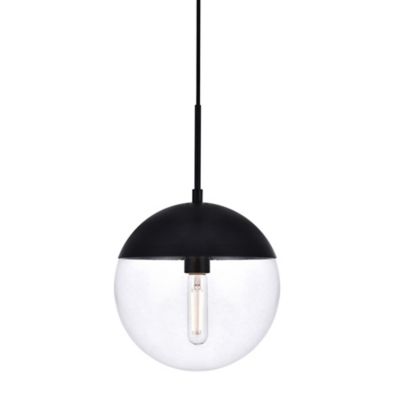 Huxe Elenore Pendant Light - Color: Clear - Size: Medium