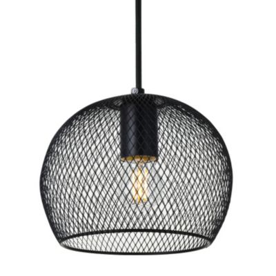 Huxe Kelia Pendant Light - Color: Black - Size: Small