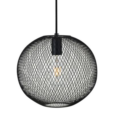 Huxe Kelia Pendant Light - Color: Black - Size: Medium