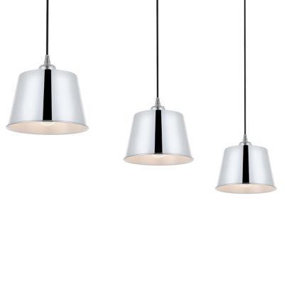 Huxe Noti Linear Chandelier Light - Color: Silver