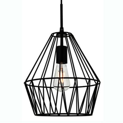 Huxe Candil Pendant Light - Color: Black - Size: 1 light