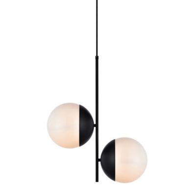 Huxe Elenore 2 Light Pendant - Color: White