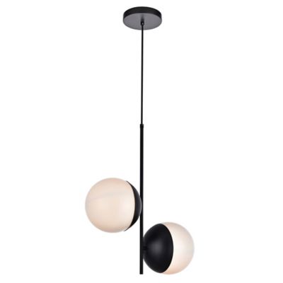 Huxe Elenore 2 Light Pendant - Color: White