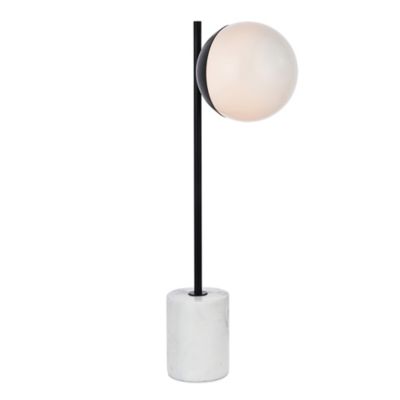 Huxe Elenore 1 Light Table Lamp - Color: Black