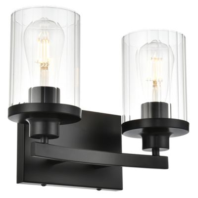 Huxe Sania Vanity Light - Color: Black - Size: 2 light