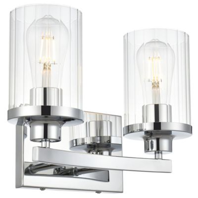 Huxe Sania Vanity Light - Color: Silver - Size: 2 light